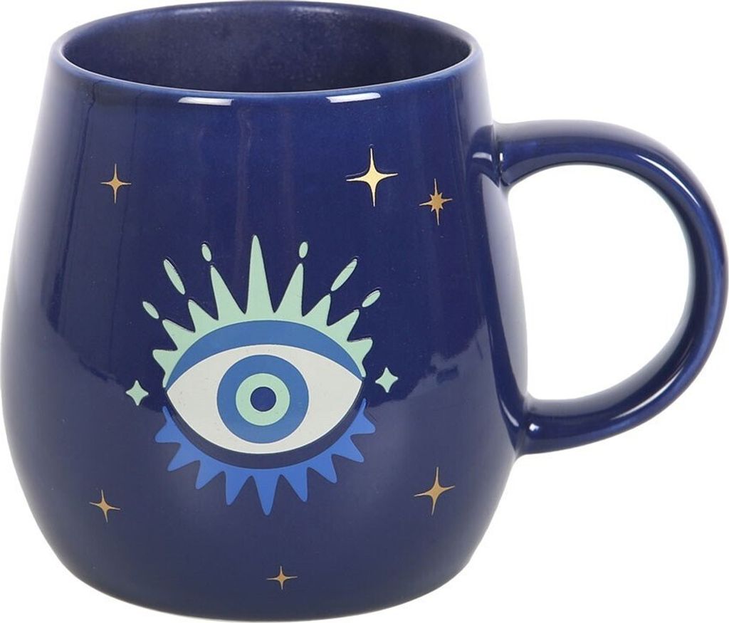 Something Different - Tasse mit Farbwechsel, Allsehendes Auge SD4842 (Einheitsgröße) (Blau)
