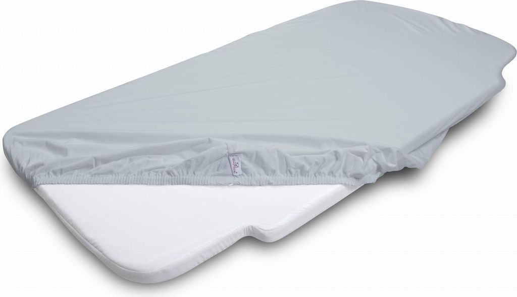 Jersey-Spannbettlaken 58x110x8 Grau Produktbild 