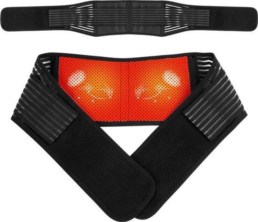 Magnetische Lumbalstütze für Rückenschmerzlinderung - Ideal für Männer und Frauen (L)
