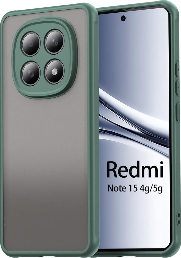 Handyhülle für Xiaomi Redmi Note 15 (4G / 5G) Matt Stoßfest Produktbild 