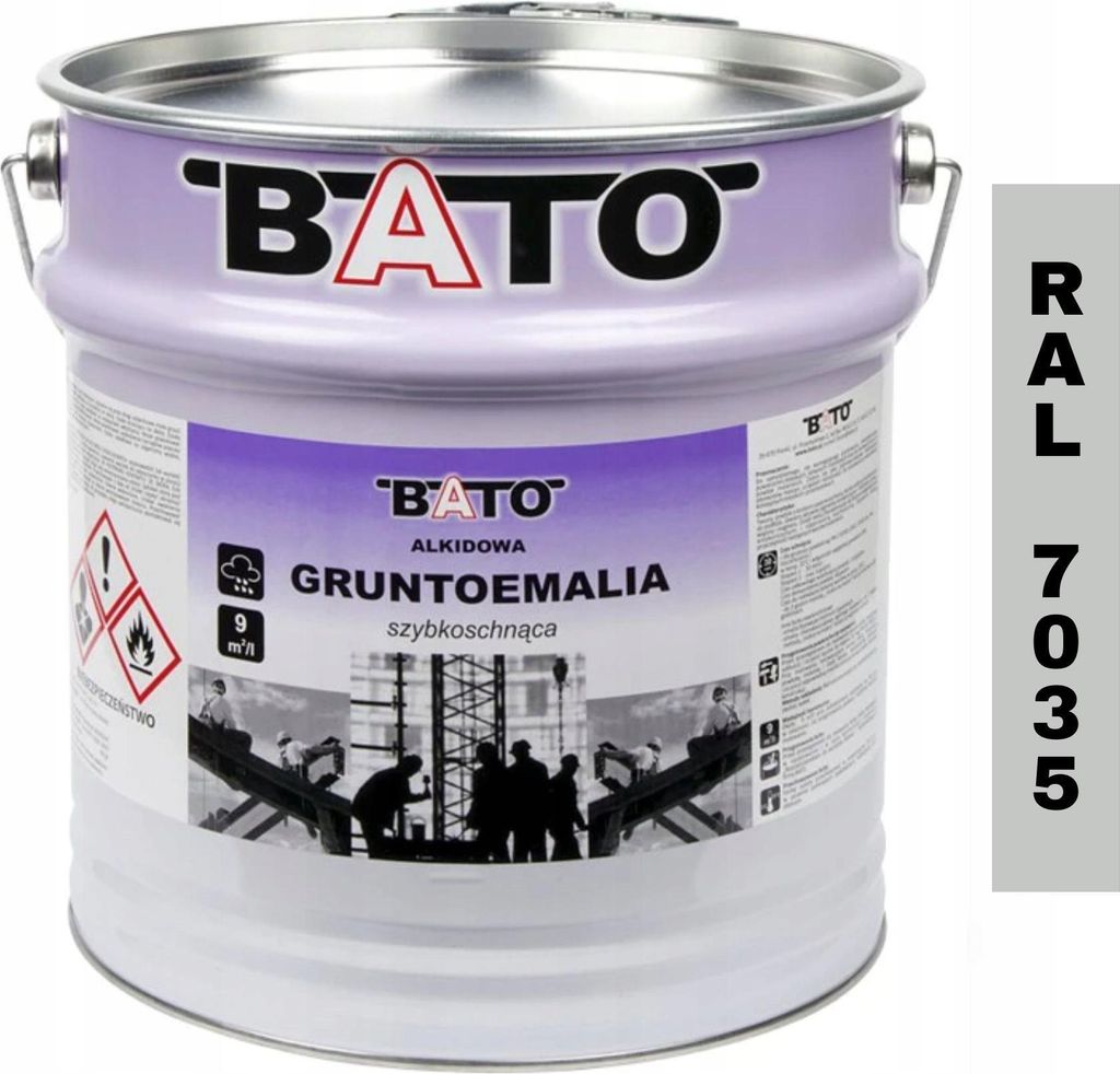 Alkydgrundierung Schnelltrocknend Grau Ral 7035 10L