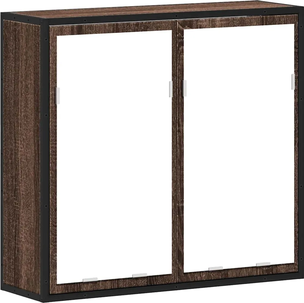 Offerta Mobile Specchio Bagno 65x20x60 SYFAX™ Rovere Marrone - Occasione