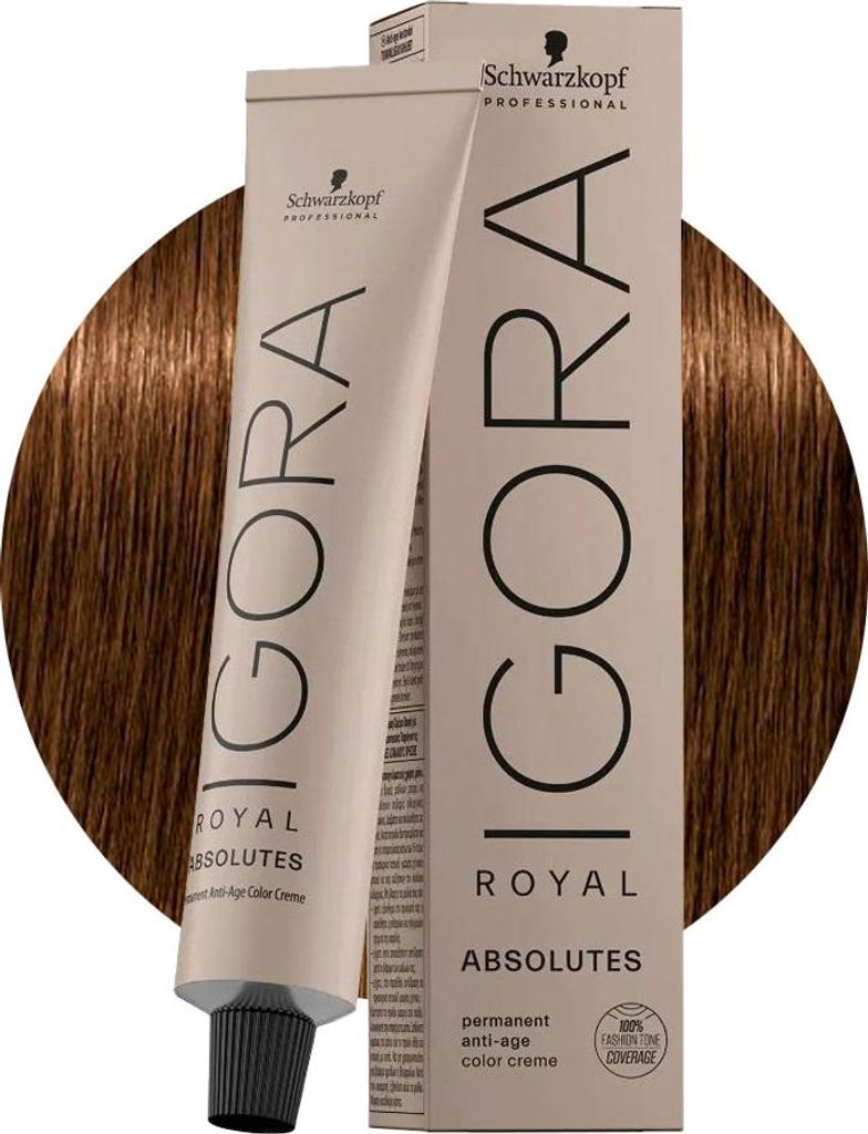 Schwarzkopf Igora Royal Absolutes, Braun, 8-60, Frauen, 60 Produktbild 
