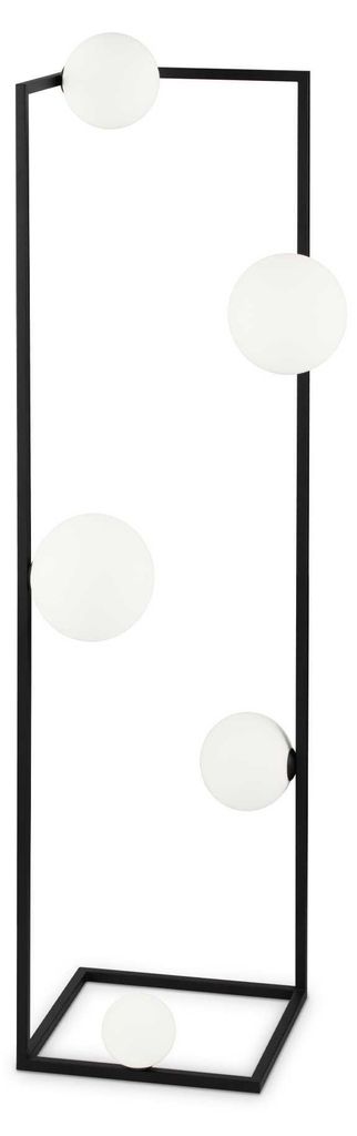 Stehleuchte Industrial-Minimal Ecke Metall Schwarz 5 Lichter G9 3W 3000K Warmes Licht