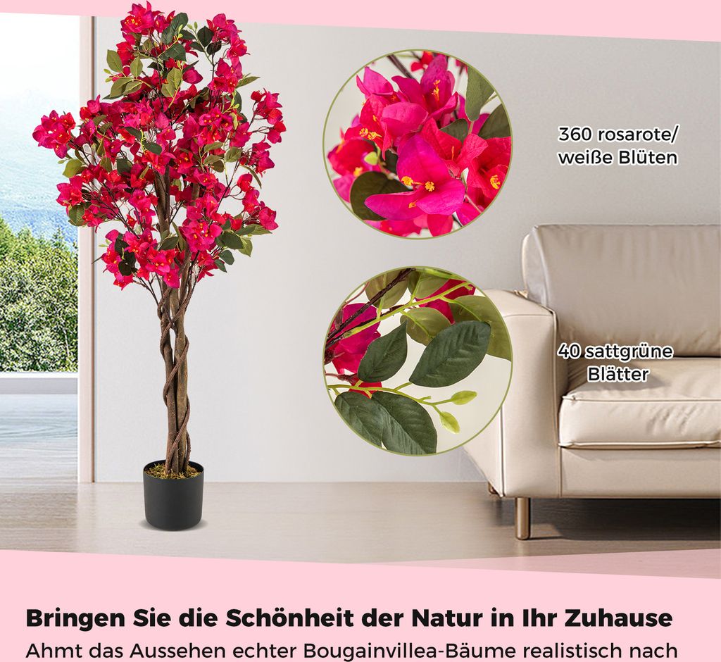 butlers kunstpflanzen FLORISTA Kunstblume Boungainvillea für dein Zuhause ✨ – BUTLERS main image 0