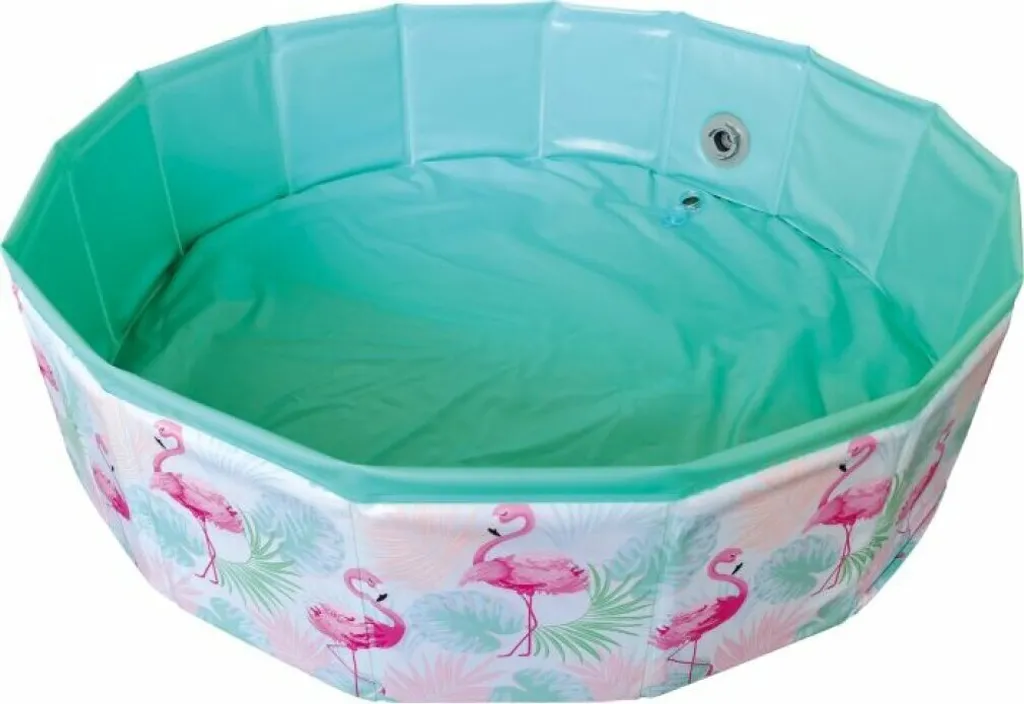 Piscine Splash & Fun Fix Pool Flamingo 80 cm pliable avec sac