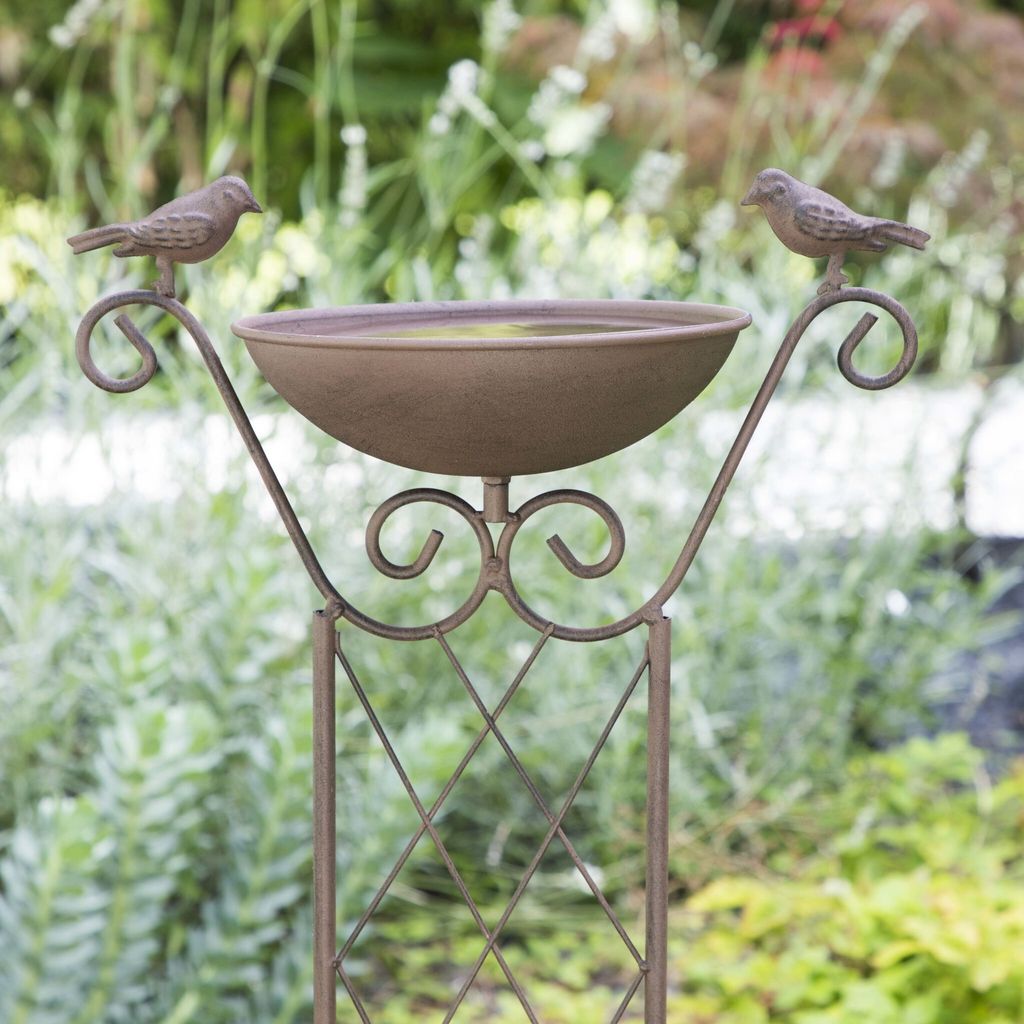 HI Vogelfutterspender mit Rankhilfe Braun Produktbild 6
