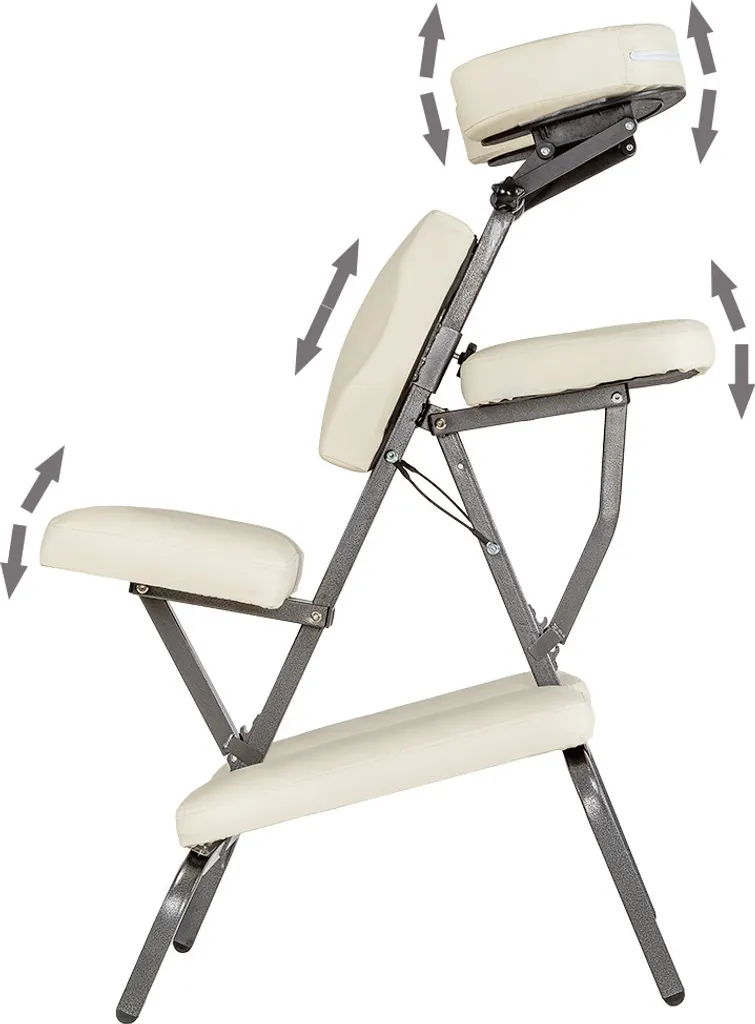 Siège de massage pliable tectake® Table de massage assise de Salon - 20