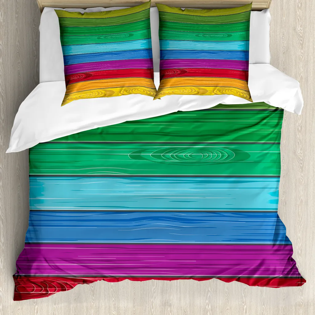 Copripiumino Arcobaleno ABAKUHAUS 200x200 - Microfibra Antiacaro