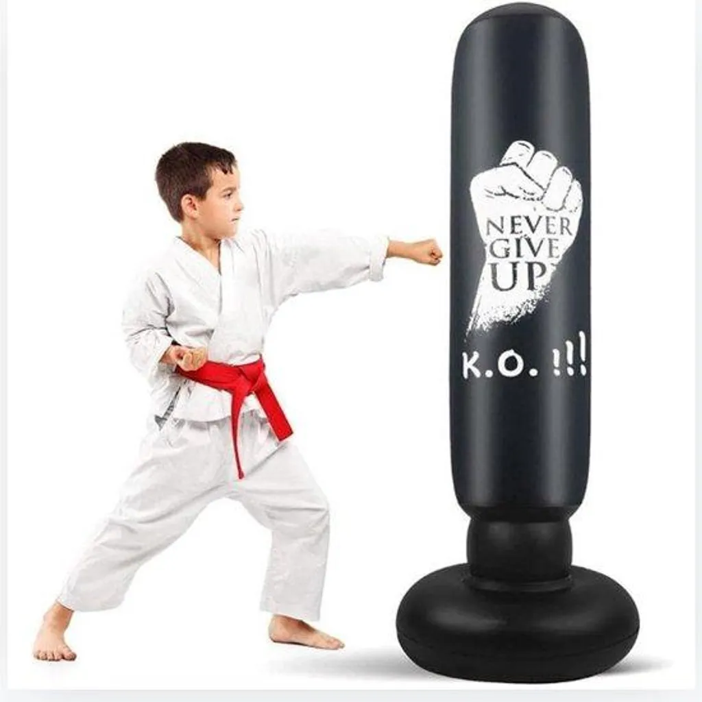 Boxing Punching Ball autoportant réglable noir pour boxe et fitness