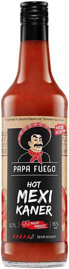 Papa Fuego Liquore messicano di pomodoro molto piccante 700 Immagine del prodotto 