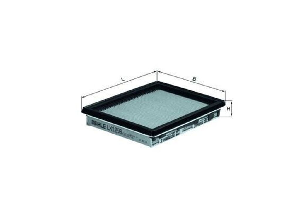 Luftfilter MAHLE LX 1298 für RENAULT KOLEOS (HY) Filtereinsatz