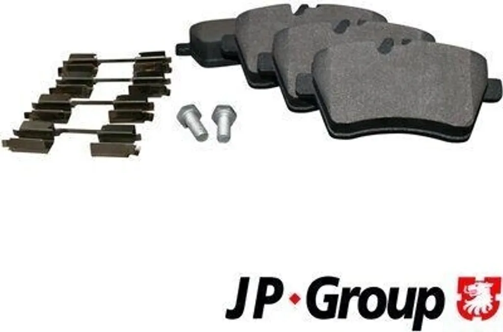 Plaquettes de frein JP GROUP 1363601510 pour Mercedes Classe A et B
