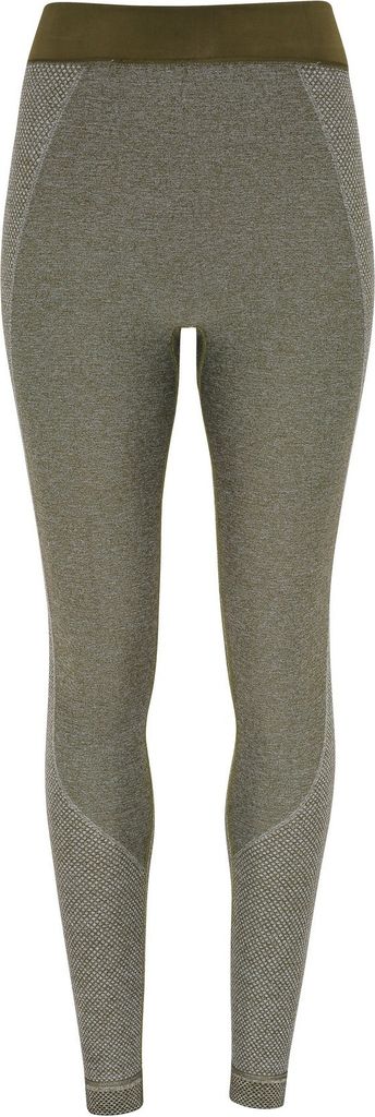 TriDri Damen Sport-Leggings mit 3D-Passform, nahtlos RW6555 (S) (Olive)