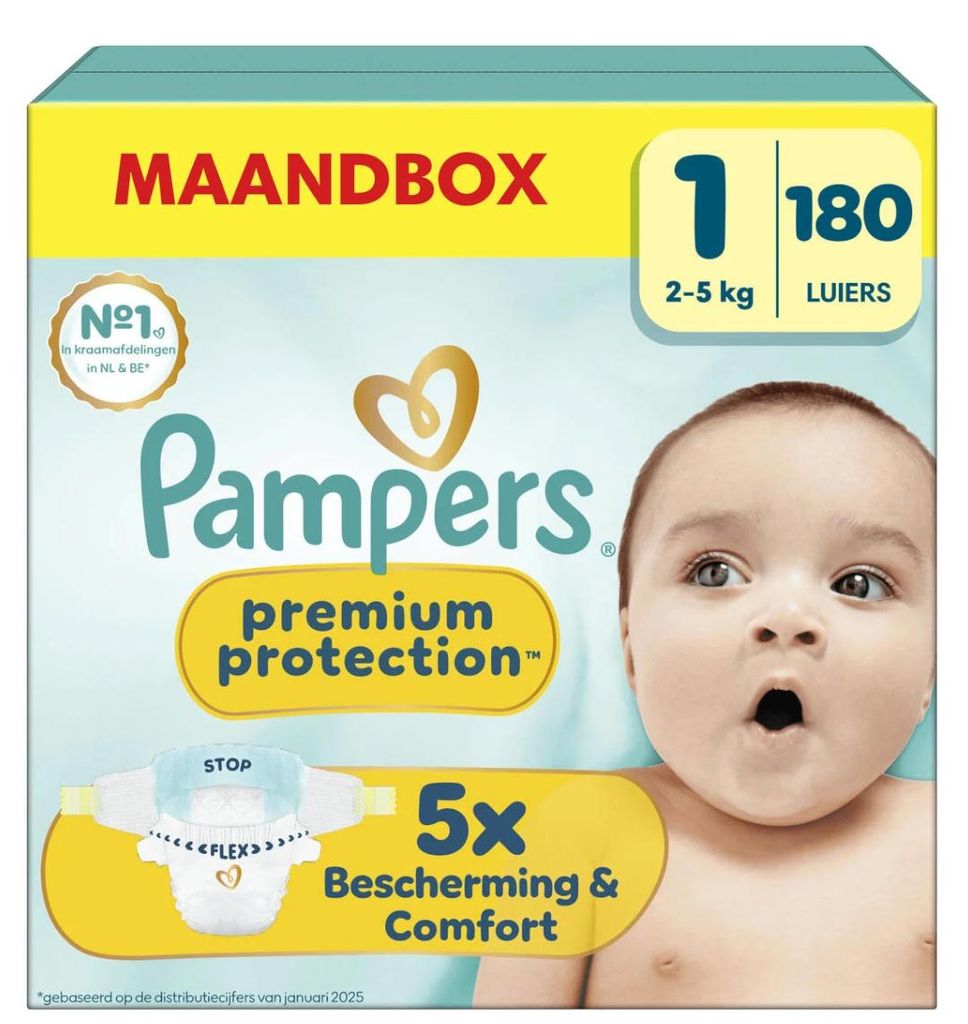 Pampers Premium Protection, Windeln für Neugeborene, Größe Produktbild 