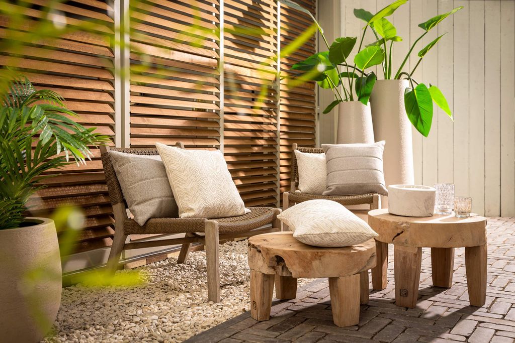 Dutch Decor Outdoor Dekokissen Unifarbe Talia 40x60 cm Produktbild 