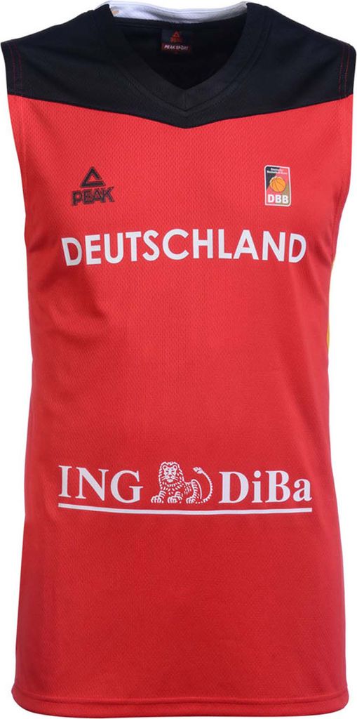 PEAK Single Jersey Women 2016 Germany Rot L