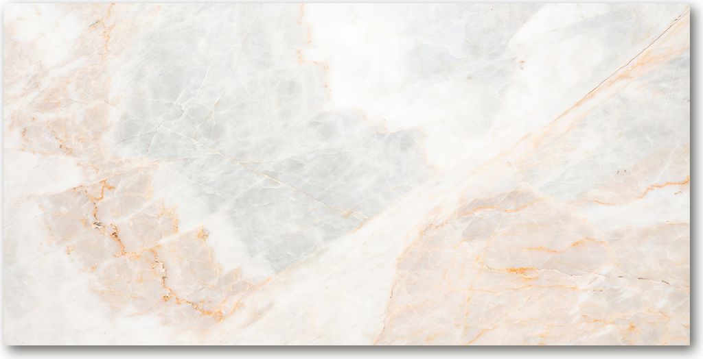 Tulup Glas-Bild -140x70- Wandkunst Dekorative Wand für Küche & Wohnzimmer - Kunst: modern & klassisch - Marmor - Beige