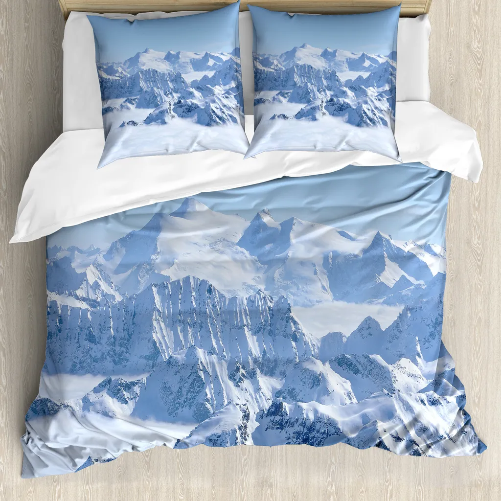 Copripiumino ABAKUHAUS Berg Alpen 200x200: Comfort Alpino e Antiacaro