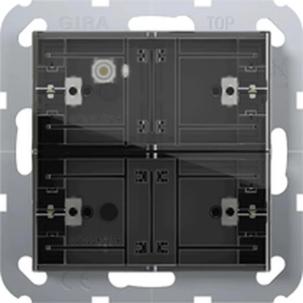 Gira Tastsensor 4 boutons KNX avec coupleur de bus intégré 2026112