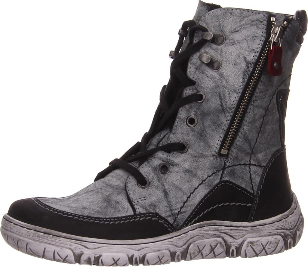 Krisbut Schnürstiefel Kaltfutter in grau, Gr. 40 Produktbild 