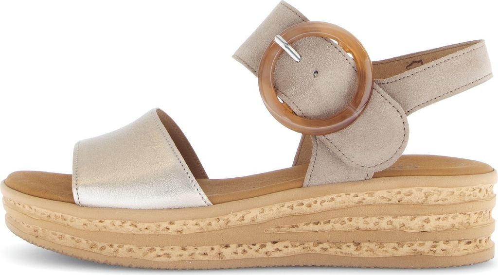 Gabor 4.550.62_6, Sandaletten in Beige für Damen, Größe Produktbild 