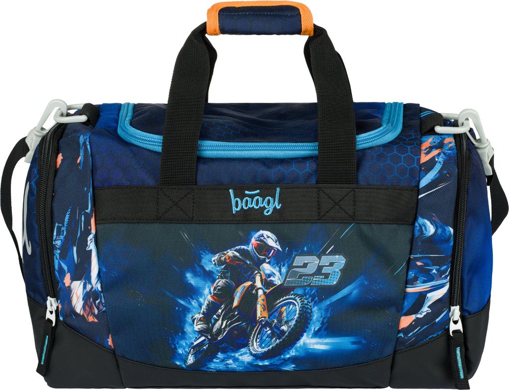 BAAGL Kinder Sporttasche Motorrad Produktbild 1