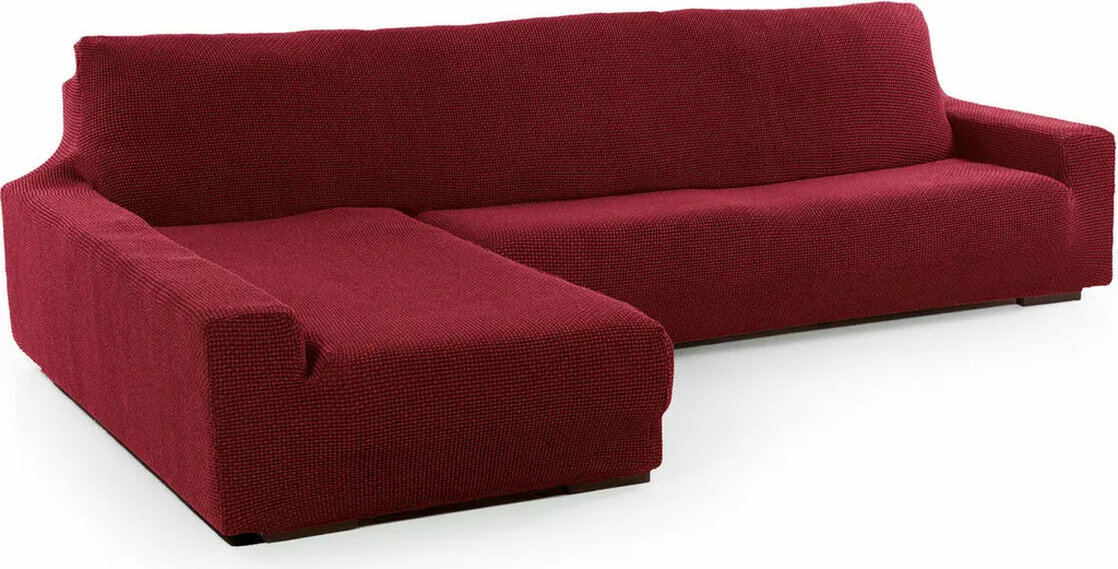 SOFASKINS® Copri chaise longue super elasticizzato, copridivano con braccioli lunghi a sinistra, copridivano traspirante, confortevole e resistente, dimensioni del divano compatibili (210-340 cm), colore