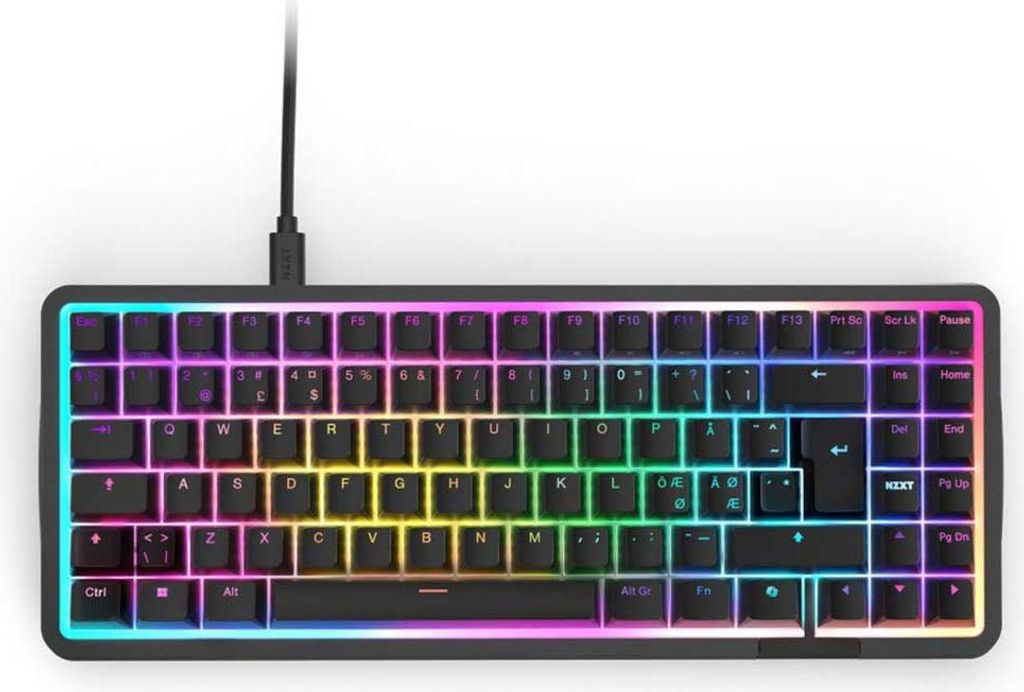 Tastiera NZXT Function Elite nera (KB-101NB-DE) Immagine del prodotto 