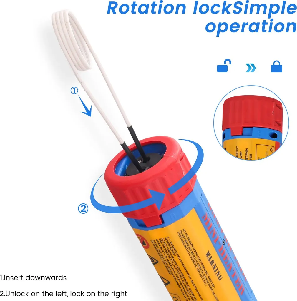 Chauffage induction 800°C rapide 5-40s - Puissance 1100W Protection Pro