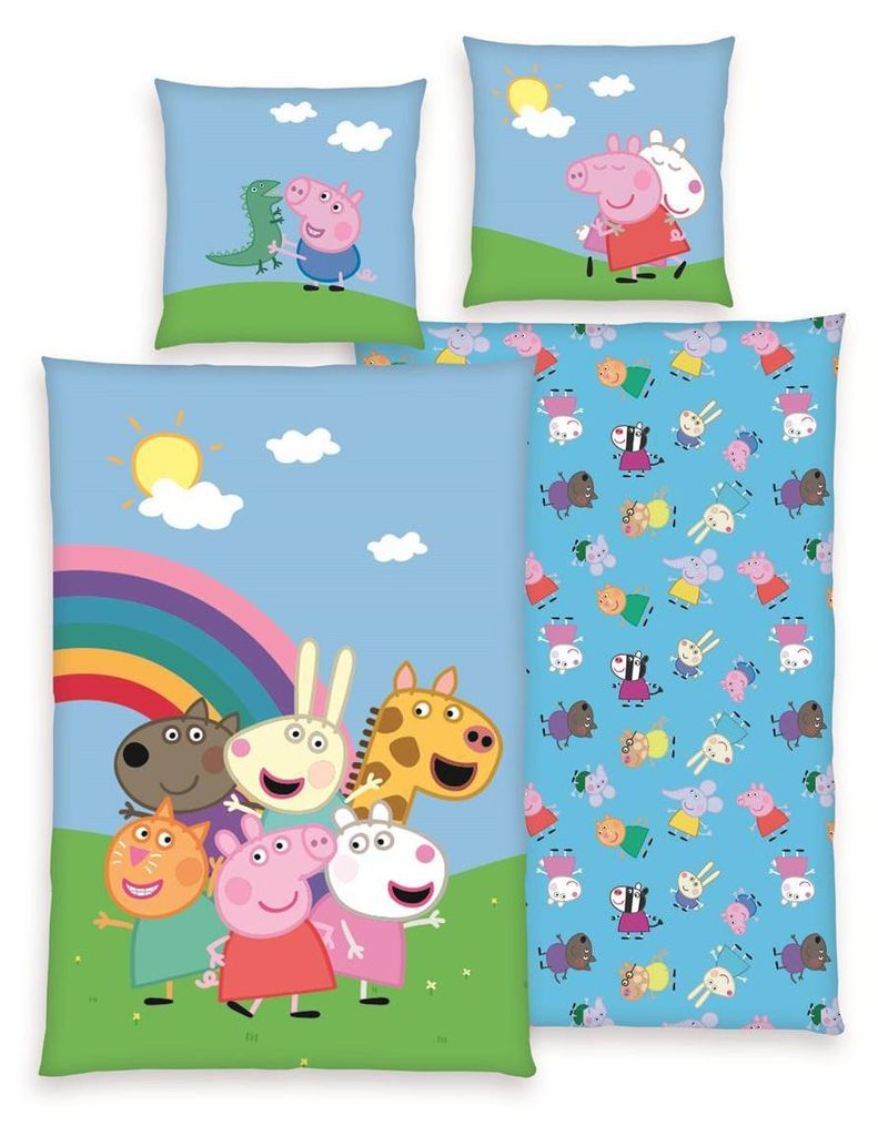 Peppa Pig Flanell-Bettwäsche Produktbild 