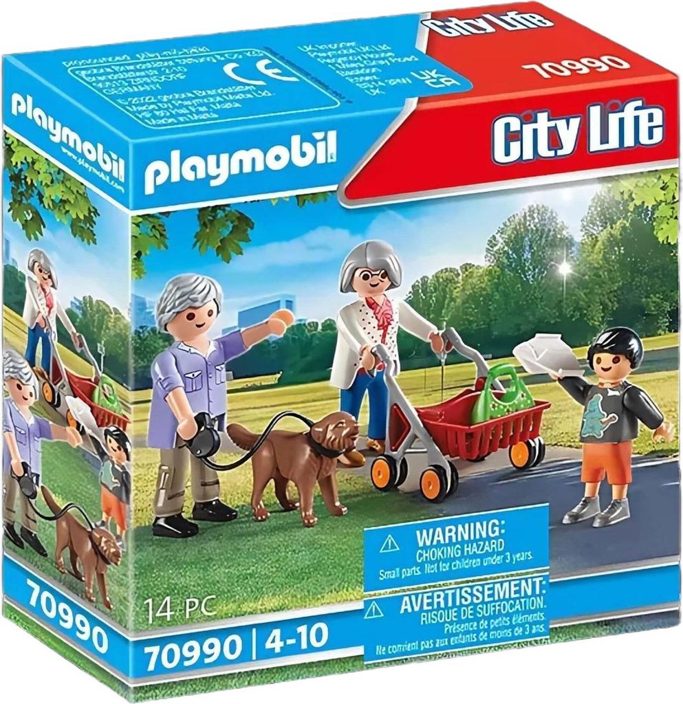 PLAYMOBIL Dollhouse  Großeltern mit Emkel  70990 Produktbild 