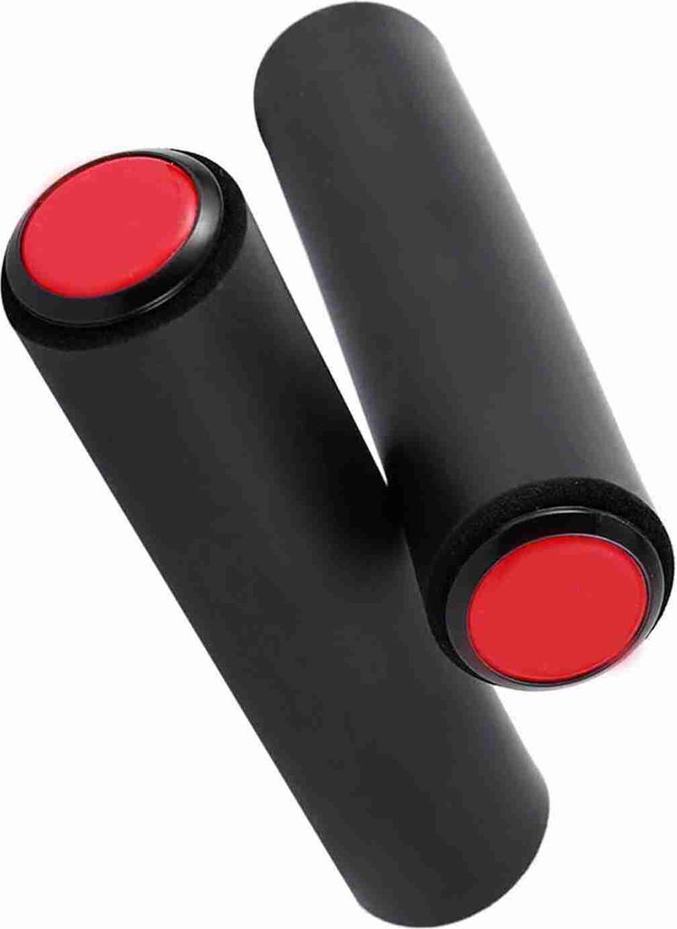 2pcs MTB Fahrrad Silica Gel Grip Anti-Rutsch Fahrrad Griff Abdeckung für längere Fahrt (schwarz)