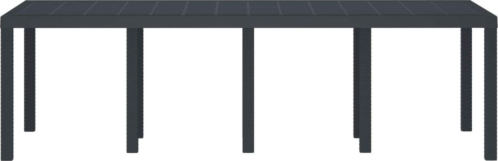 vidaXL Tavolo da giardino antracite 250 x 100 x 73 cm in Immagine del prodotto 