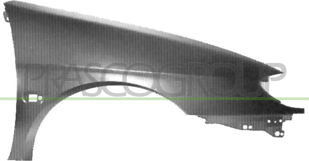 Réparation aile avant droite Renault Megane I - Remplacement OE 7751675003