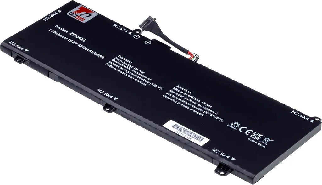 Batteria T6 Power HSTNN-LB6W per HP ZBook Studio G3 G4 | 64Wh 15.2V