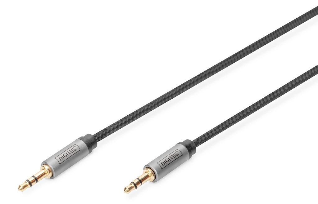 Digitus Audio Anschlusskabel, 3,5 mm Klinke auf 3,5 mm Produktbild 