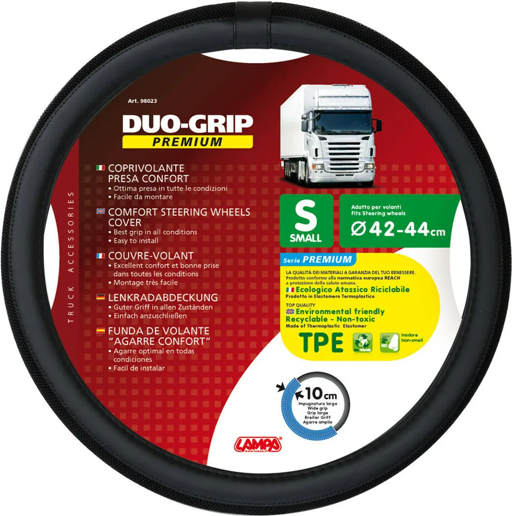 Coprivolante Furgone Lampa Duo-Grip Skeentex S Ø 42/44 cm | Lavabile