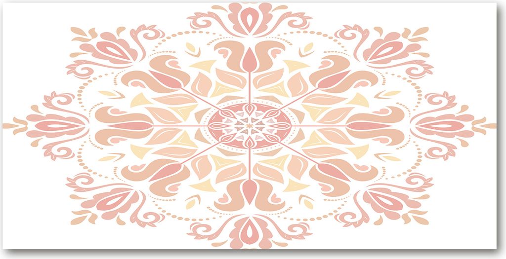 Tulup Leinwandbild - 140x70 cm - Wandkunst - Drucke auf Leinwand - Leinwanddruck - Kunst: modern & klassisch - Beige - Verzierungen