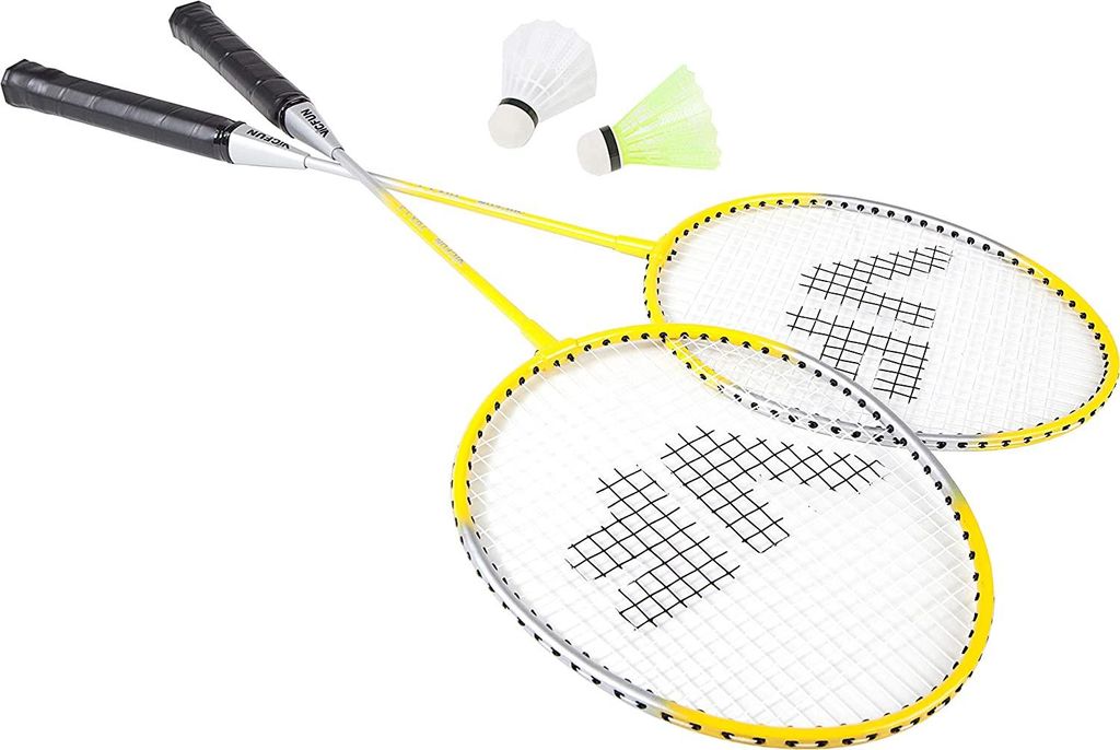 VICTOR VICFUN Badminton Set B Deluxe XT 1.6 Federball Freizeit Hobby Sport 