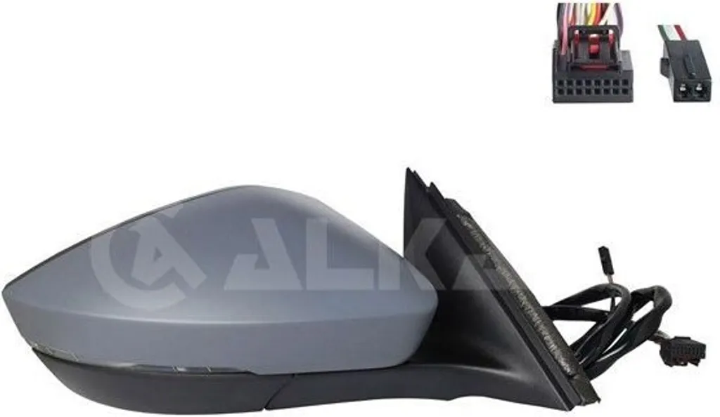 Rétroviseur Gauche ALKAR 6147735 pour Skoda Superb III 3V0857537AGRU