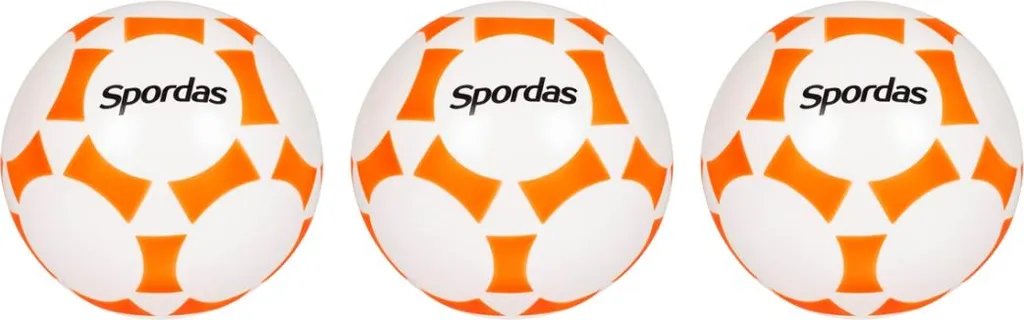 Lot de 3 balles de sport orange robustes finies les balles cassées