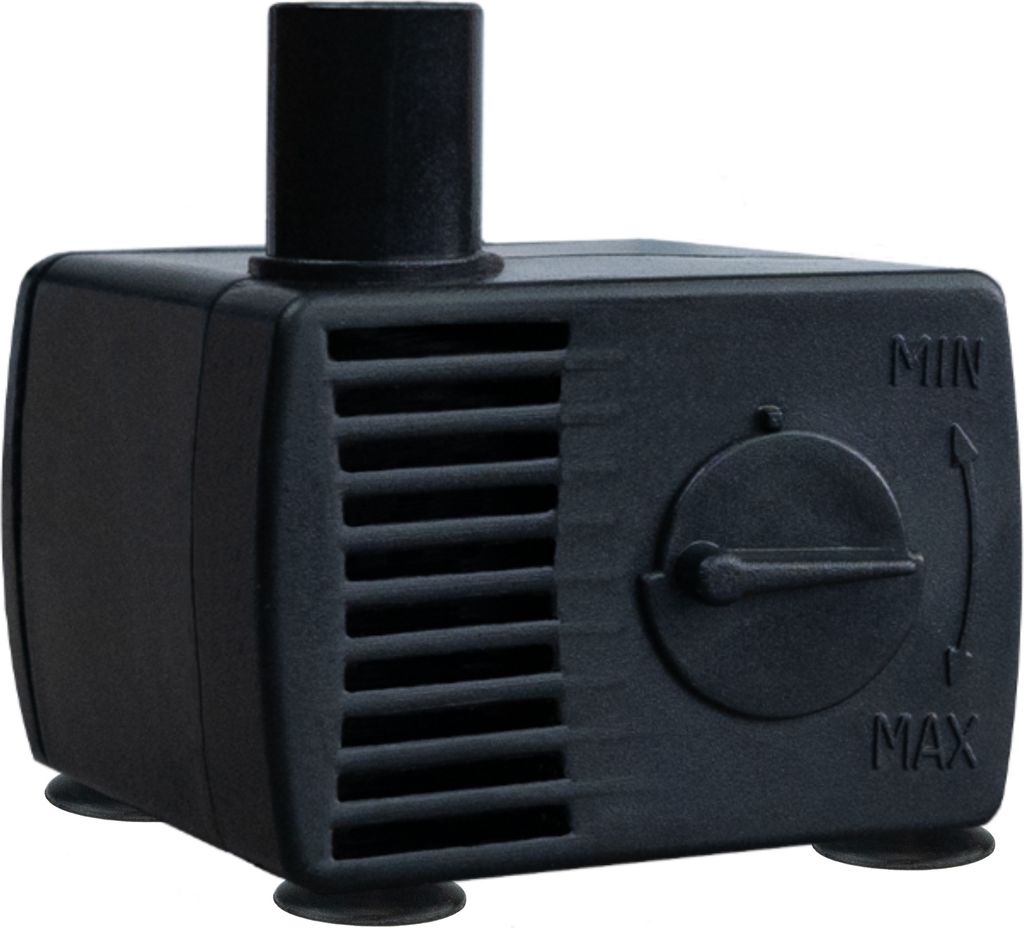 Aquarium-Pumpe 150l/h | 1,9m Kabel | 6W | max. 70cm Förderhöhe | Zimmerbrunnenpumpe | Wasserpumpe | Mini-Pumpe | Salzwasser-Pumpe | Wasserspiel-P...