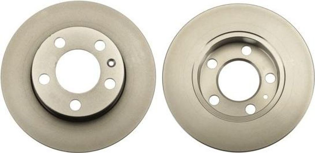 Two brake rotors shown side-by-side against a white background.