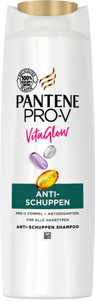 Pantene Shampooing Antipelliculaire Vita Glow Lot de 6 x 300ml Lot