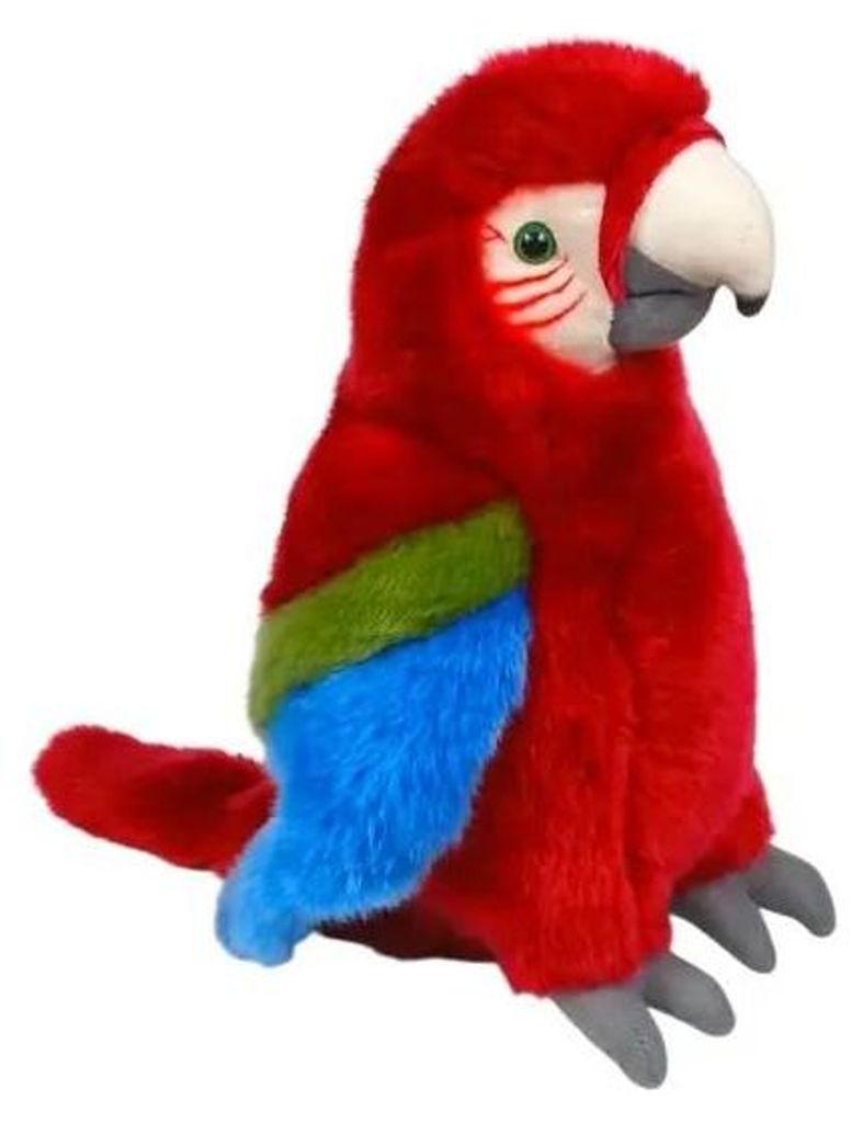 Rode ara-knuffel, 28 cm Productafbeelding 