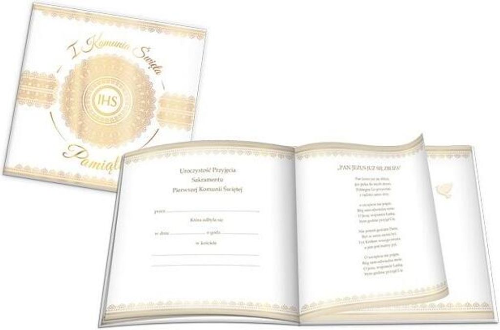 Büchlein „KWD – Erstkommunion-Andenken“. Hostie – Sammelwerk