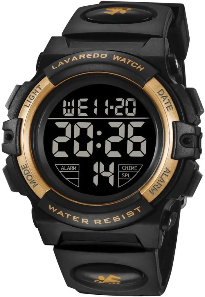 Orologio da polso Orologi digitali per bambini 50M impermeabile sport all'aperto orologio digitale bambini in silicone sveglia / cronometro / luce LED / resistente agli urti / data, elettronico