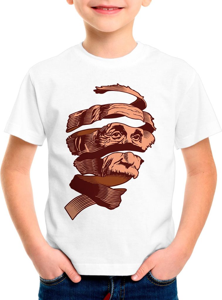 style3 Einstein MC Escher T-Shirt für Kinder urknall mathematik albert