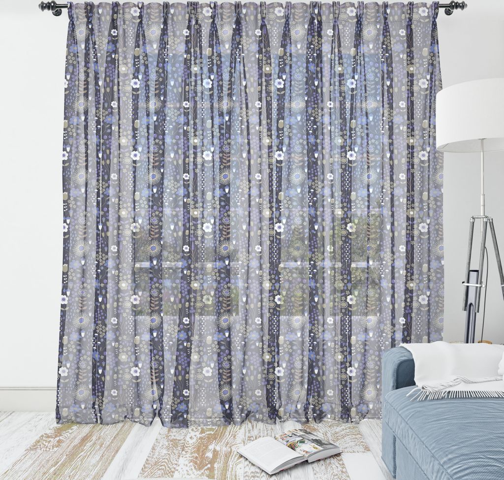 ABAKUHAUS Blumen Wandteppich, Ökologische botanische Zusammensetzung der Blumen-Blätter, Wohnzimmer Schlafzimmer seidiges Satin Wandtuch, 180 cm ...